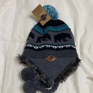 EARTH RAGZ flap hat NWT